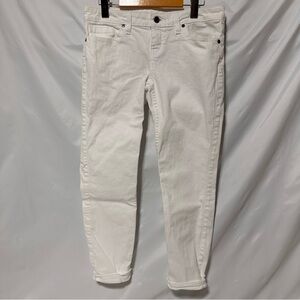 GUESS White Ankle Jeans Women’s Size 29 | Slim Fit Clean Classic Denim